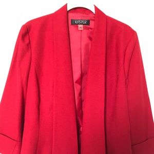 Kasper Red Blazer